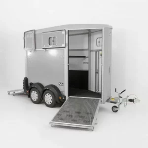 Ifor Williams Pferdeanhänger HB403|1,5er|silber-Neu