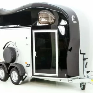 Cheval Liberte Pferdeanhänger GOLD One 1,5er| Pullmann-Fahrwerk| Sattelkammer| schwarz-Neu