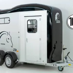 Cheval Liberte Pferdeanhänger Touring Jumping|Pullman-Fahrwerk|Sattelkammer|schwarz-Neu