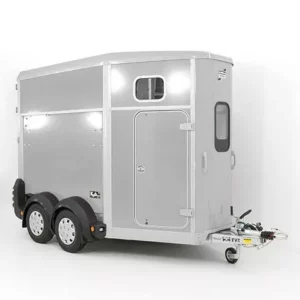 Ifor Williams Pferdeanhänger HB506|Sattelkammer|Silber-Neu