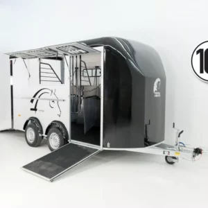 Cheval Liberte Pferdeanhänger Maxi 3| 3 Pferde| Pullmann 2 Fahrwerk| schwarz-Neu