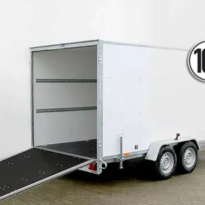 Blyss Kofferanhänger 200x400cm Höhe:190 2,7t|Rampe|Tür|SW-Neu