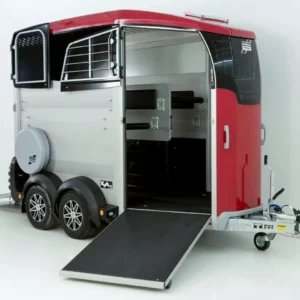 Ifor Williams Pferdeanhänger HBX 511|Frontausstieg|neues Modell|rot-Neu