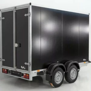 Vezeko Kofferanhänger 152x305cm Höhe:193cm 2,7t|schwarz-Neu