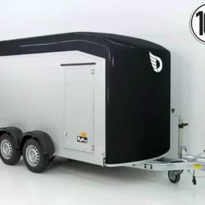 Debon Kofferanhänger Cargo C800 206x441cm H206 3,5 t|Alu|Polybug|Tür|schwarz-Neu