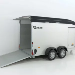 Debon Kofferanhänger Roadster Alu C700 179x378 H201 2,6t|Alu|Polybug|Tür|schwarz-Neu
