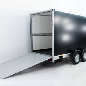 Vezeko Kofferanhänger 184x405cm Höhe:205cm 2,7t|Rampe|schwarz-Neu