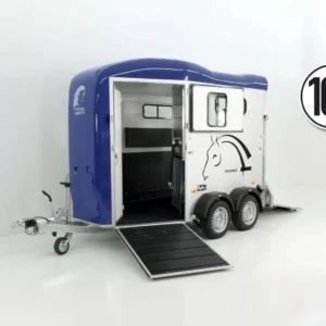 Cheval Liberte Pferdeanhänger Touring Country|Sattelkammer|Frontausstieg|blau-Neu