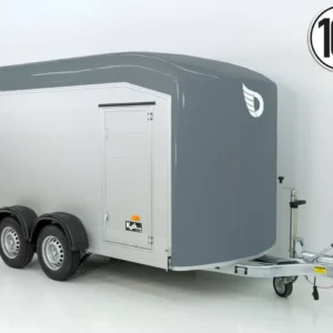 Debon Kofferanhänger Cargo C800 206x441cm H206 3,5 t|Alu|Polybug|Tür|grau-Neu