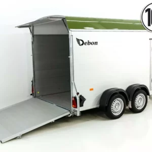 Debon Kofferanhänger Roadster C700 179x378 Höhe:201cm 2,6t|Alu|Polybug|Tür|olivgrün-Neu