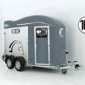 Cheval Liberte Pferdeanhänger GOLD 3|Premium|Pullman 2|Sattelkammer|grau-Neu