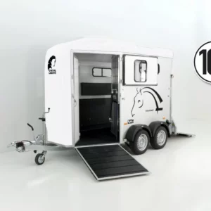 Cheval Liberte Pferdeanhänger Touring Country|Sattelkammer|Frontausstieg|weiß-Neu