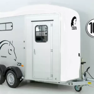 Cheval Liberte Pferdeanhänger Touring Jumping| Pullman-Fahrwerk|Sattelkammer|weiß-Neu