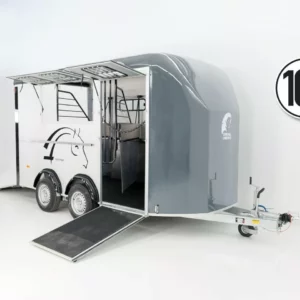 Cheval Liberte Pferdeanhänger Maxi 3|3Pferde||Pullmann 2 Fahrwerk|grau-Neu