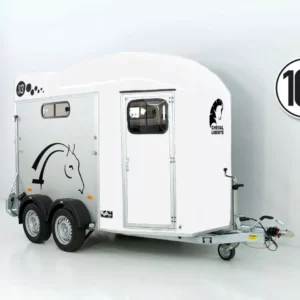 Cheval Liberte Pferdeanhänger GOLD 3|Premium|Pullman 2|Sattelkammer|weiß-Neu