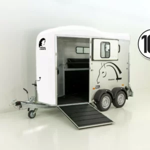 Cheval Liberte Pferdeanhänger Touring One 1,5er|Pullman-Fahrwerk|Frontausstieg|weiß-Neu