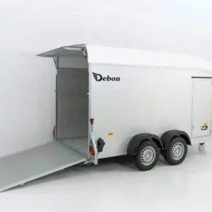 Debon Kofferanhänger Roadster Alu C700 179x378 H201 2,6t|Alu|Polybug|Tür|weiß-Neu