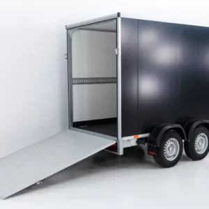 Vezeko Kofferanhänger 184x305cm Höhe:205cm 2,7t|Rampe|schwarz-Neu