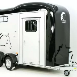 Cheval Liberte Pferdeanhänger Touring XL Country|Sattelkammer|Frontausstieg|schwarz-Neu